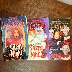 Fear Street Silent Night Trilogy 90s RL Stine Super Chiller YA Paperback Series